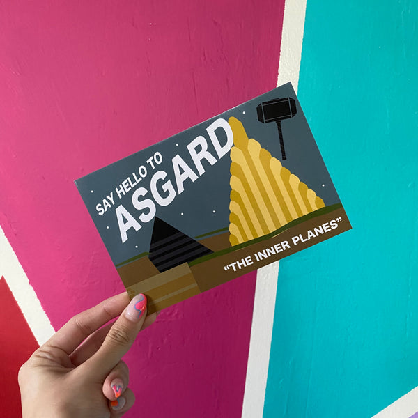 Say Hello To Asgard // Thor // Avengers // Marvel-ous Places Postcard Print