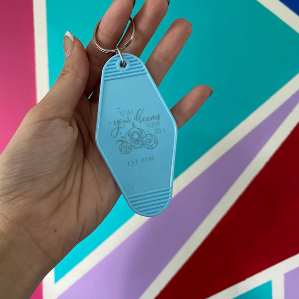 Cinderella's Castle Hotel Keychain