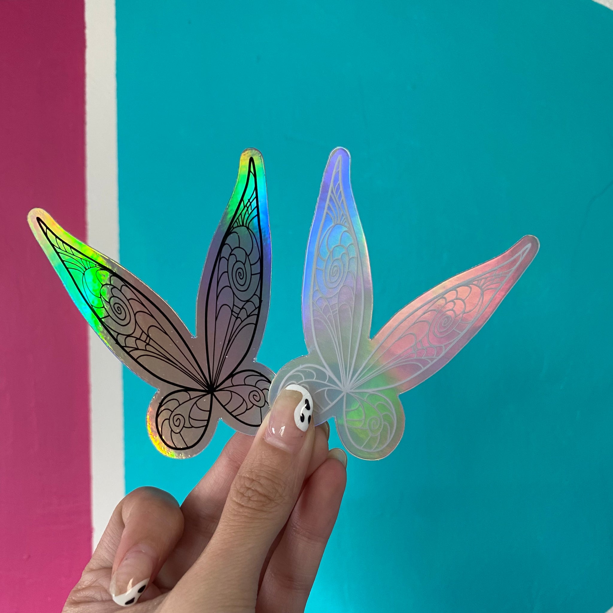 Holographic Tink Wings Sticker