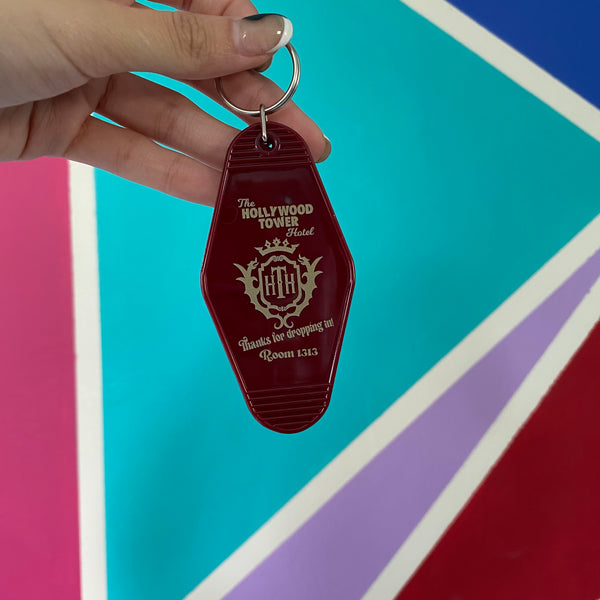 Tower of Terror Hotel Keychain