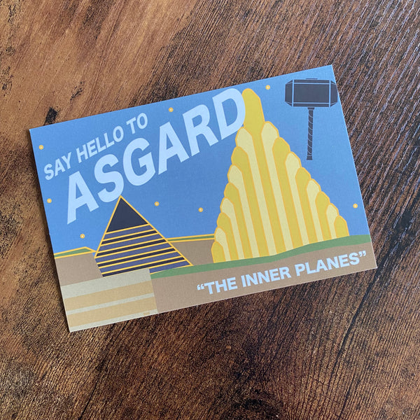 Say Hello To Asgard // Thor // Avengers // Marvel-ous Places Postcard Print