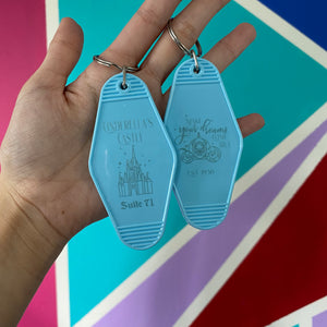 Cinderella's Castle Hotel Keychain