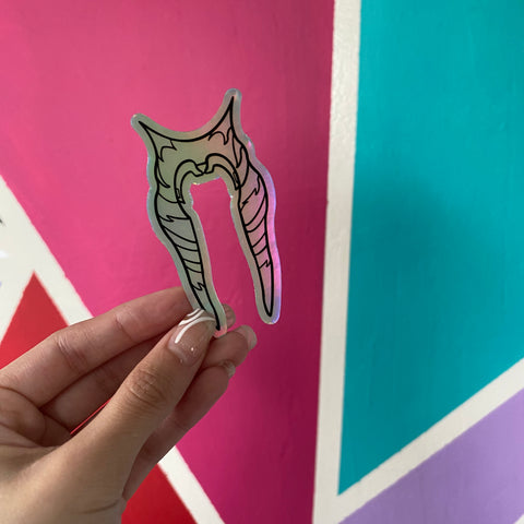 Ahsoka Headpiece Holographic Sticker