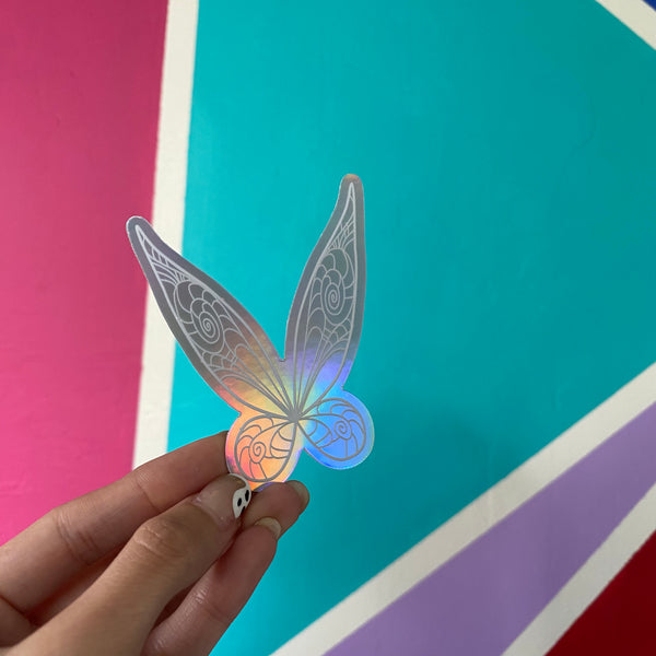 Holographic Tink Wings Sticker