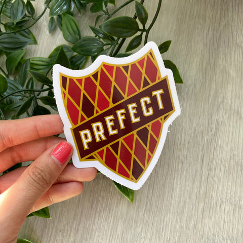 Red Prefect HP Sticker