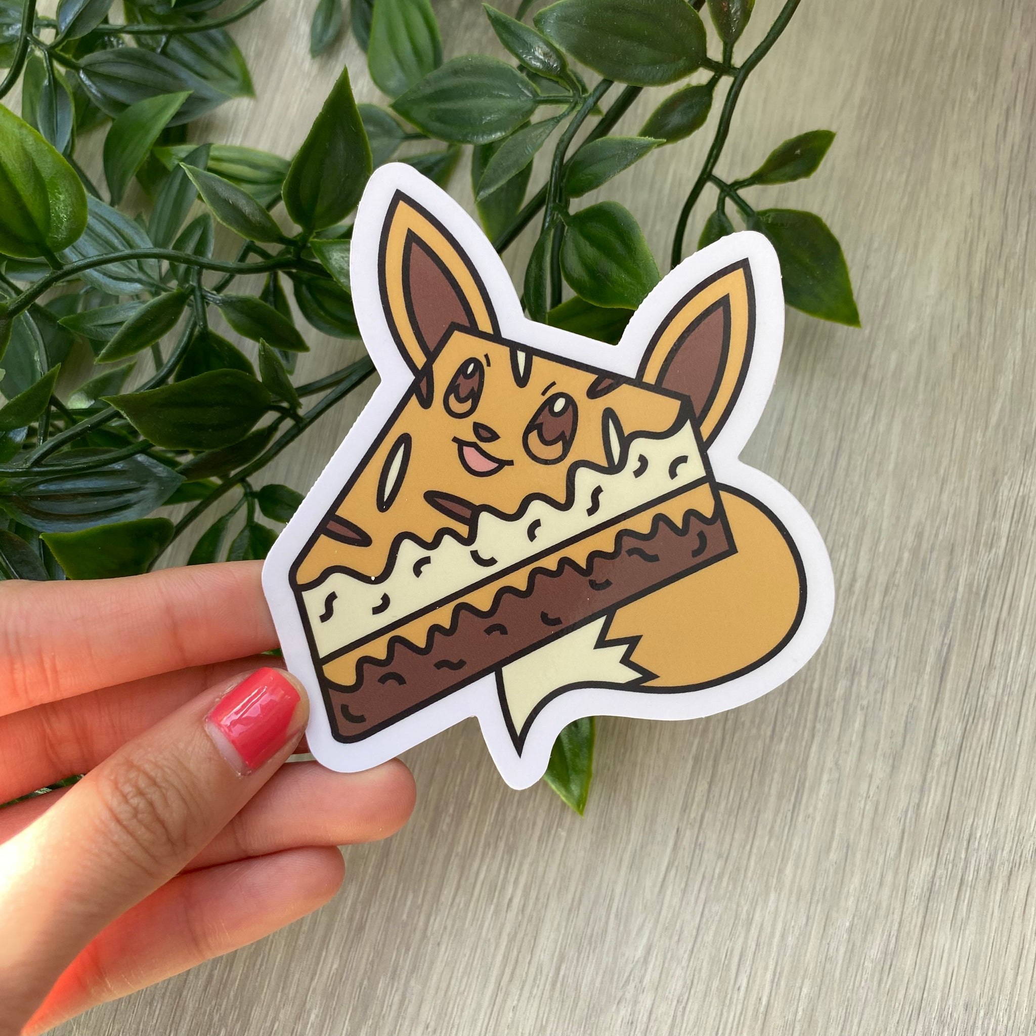 Eevee Cake Sticker